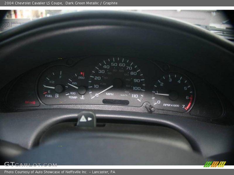 Dark Green Metallic / Graphite 2004 Chevrolet Cavalier LS Coupe