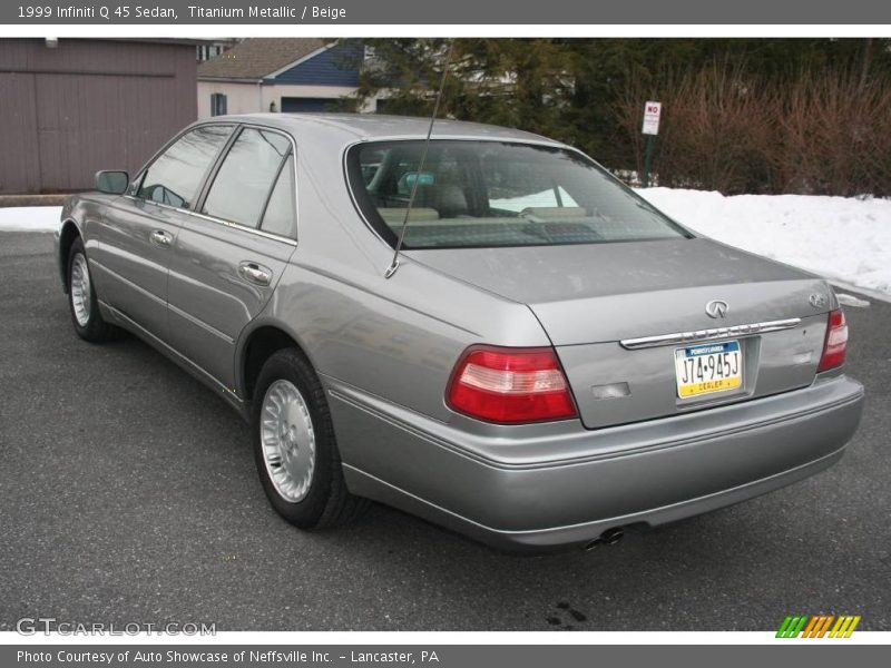 Titanium Metallic / Beige 1999 Infiniti Q 45 Sedan