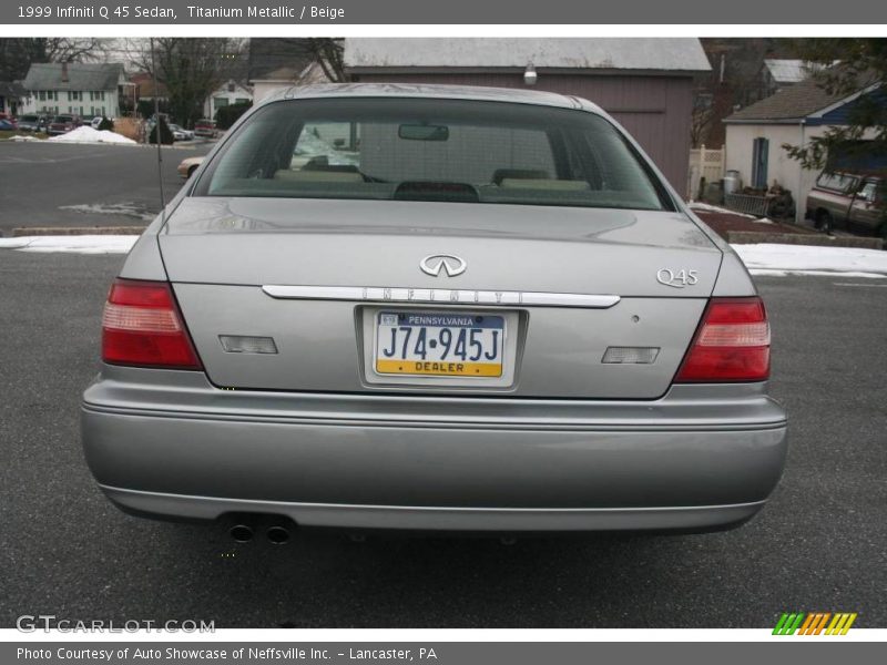 Titanium Metallic / Beige 1999 Infiniti Q 45 Sedan
