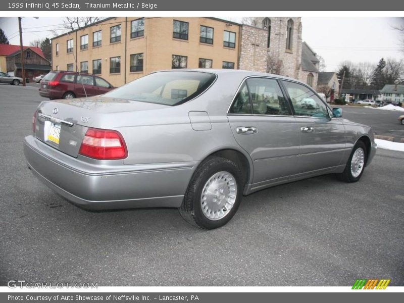 Titanium Metallic / Beige 1999 Infiniti Q 45 Sedan