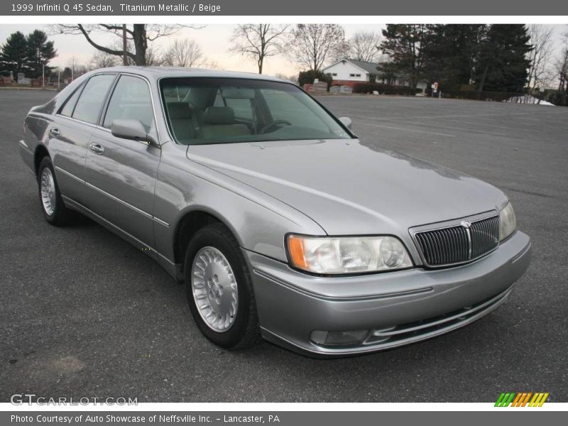 Titanium Metallic / Beige 1999 Infiniti Q 45 Sedan