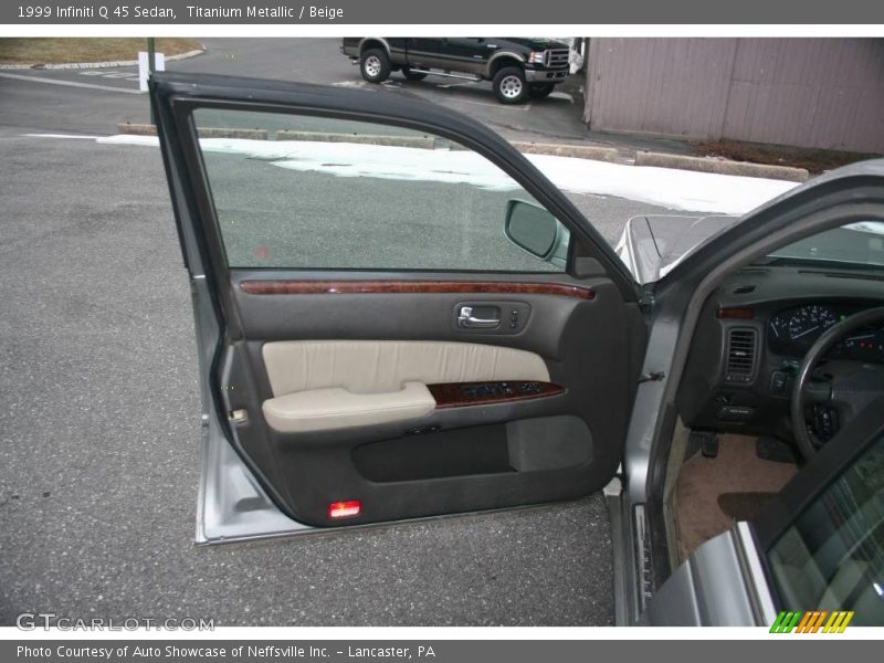 Titanium Metallic / Beige 1999 Infiniti Q 45 Sedan
