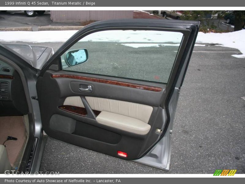 Titanium Metallic / Beige 1999 Infiniti Q 45 Sedan