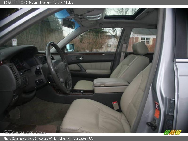 Titanium Metallic / Beige 1999 Infiniti Q 45 Sedan