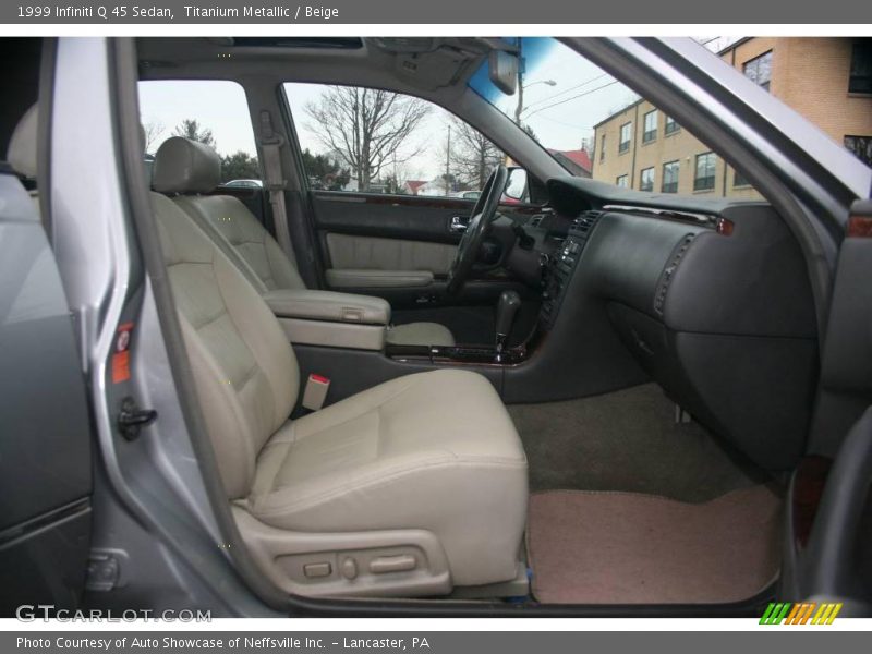 Titanium Metallic / Beige 1999 Infiniti Q 45 Sedan