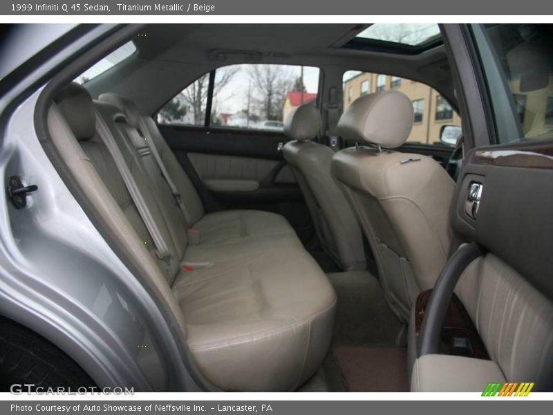 Titanium Metallic / Beige 1999 Infiniti Q 45 Sedan