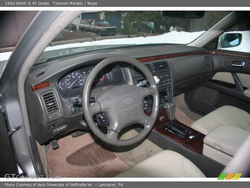 Titanium Metallic / Beige 1999 Infiniti Q 45 Sedan