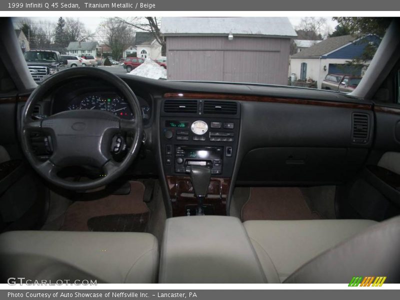 Titanium Metallic / Beige 1999 Infiniti Q 45 Sedan