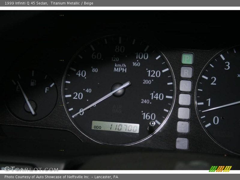 Titanium Metallic / Beige 1999 Infiniti Q 45 Sedan