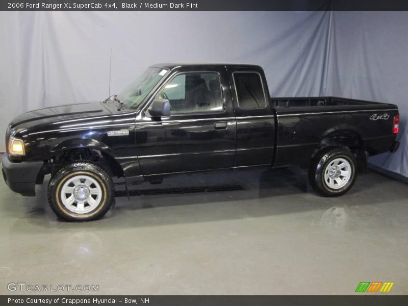 Black / Medium Dark Flint 2006 Ford Ranger XL SuperCab 4x4