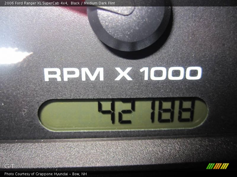 Black / Medium Dark Flint 2006 Ford Ranger XL SuperCab 4x4