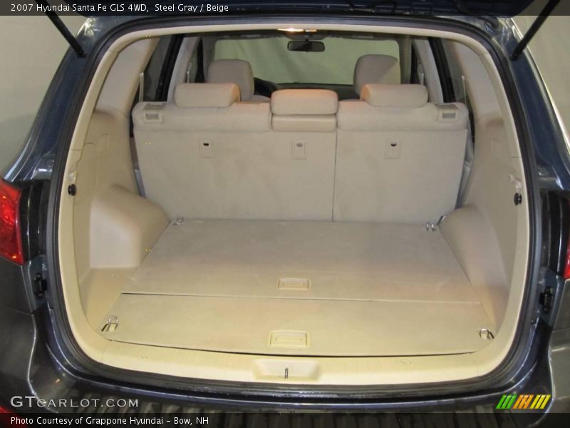 Steel Gray / Beige 2007 Hyundai Santa Fe GLS 4WD