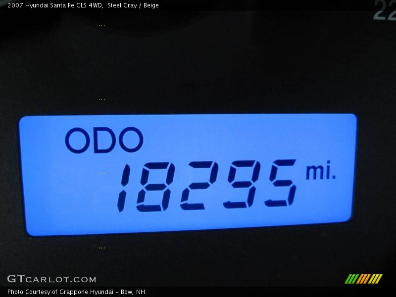 Steel Gray / Beige 2007 Hyundai Santa Fe GLS 4WD