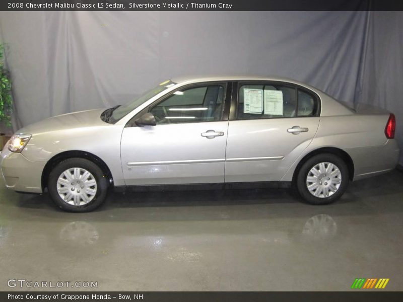 Silverstone Metallic / Titanium Gray 2008 Chevrolet Malibu Classic LS Sedan