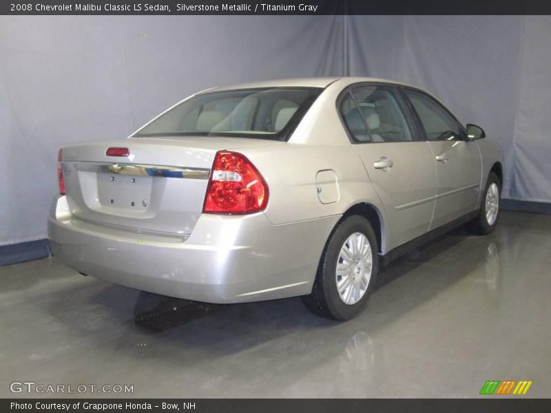 Silverstone Metallic / Titanium Gray 2008 Chevrolet Malibu Classic LS Sedan