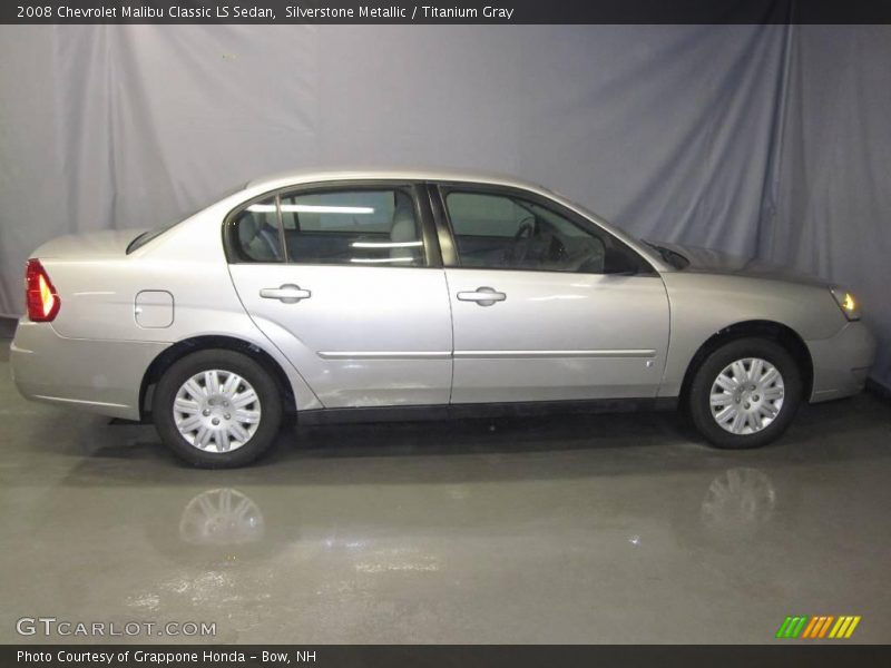 Silverstone Metallic / Titanium Gray 2008 Chevrolet Malibu Classic LS Sedan