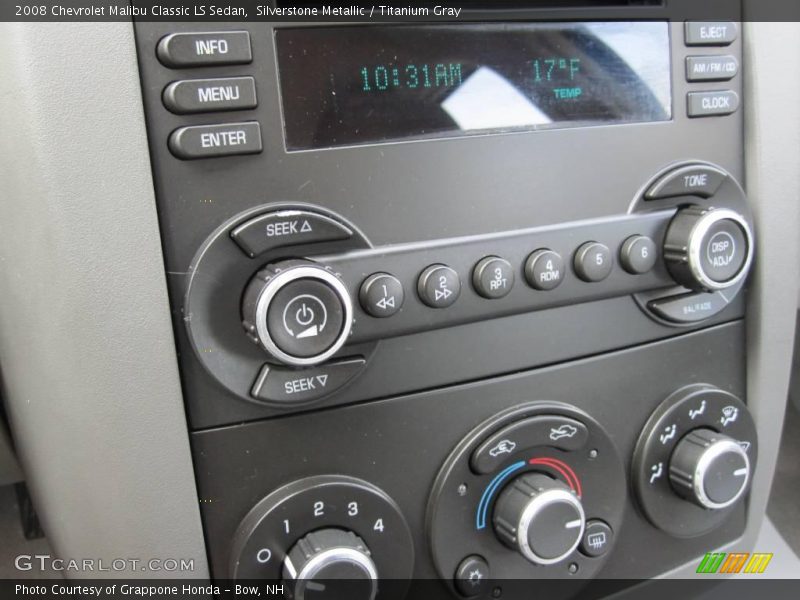 Silverstone Metallic / Titanium Gray 2008 Chevrolet Malibu Classic LS Sedan
