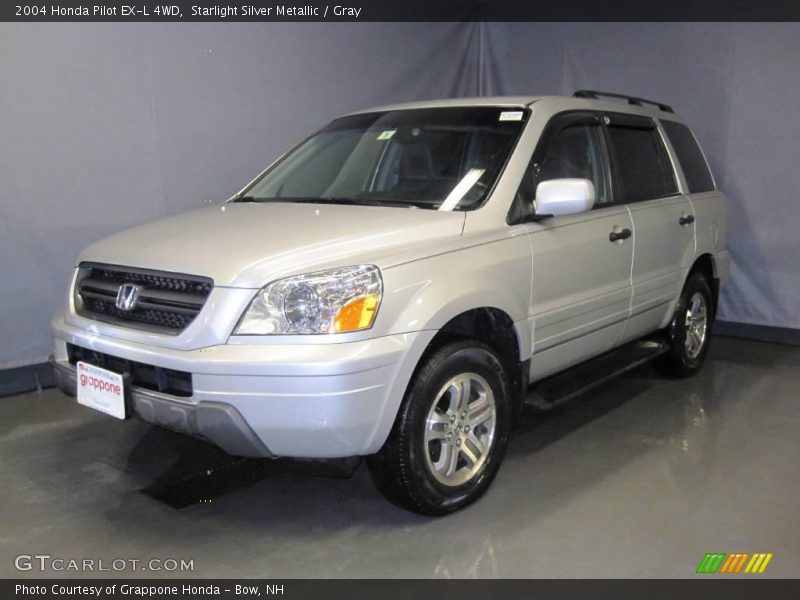 Starlight Silver Metallic / Gray 2004 Honda Pilot EX-L 4WD