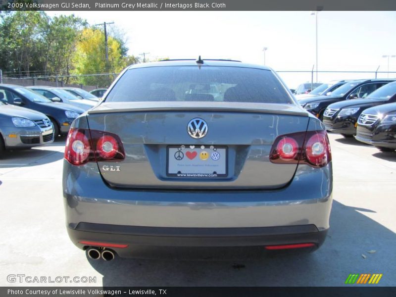 Platinum Grey Metallic / Interlagos Black Cloth 2009 Volkswagen GLI Sedan