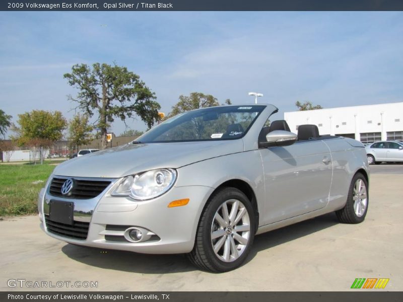 Opal Silver / Titan Black 2009 Volkswagen Eos Komfort