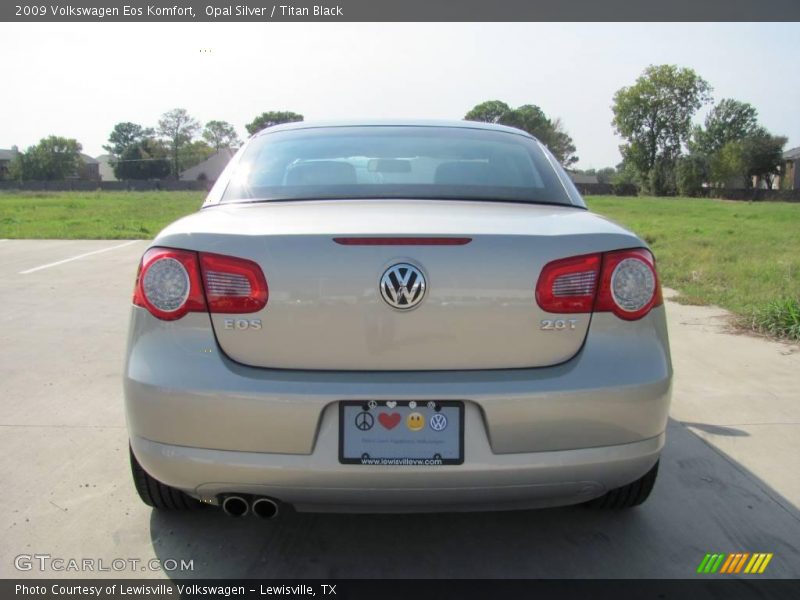 Opal Silver / Titan Black 2009 Volkswagen Eos Komfort
