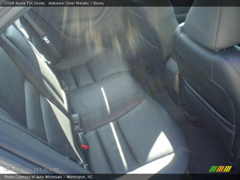 Alabaster Silver Metallic / Ebony 2008 Acura TSX Sedan