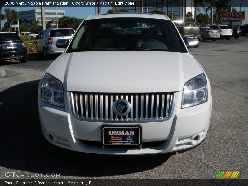 Oxford White / Medium Light Stone 2008 Mercury Sable Premier Sedan