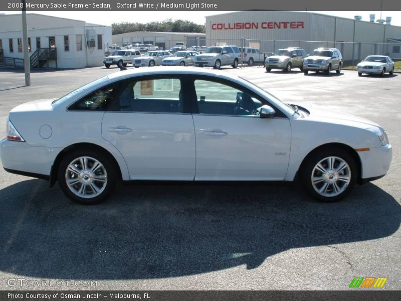 Oxford White / Medium Light Stone 2008 Mercury Sable Premier Sedan