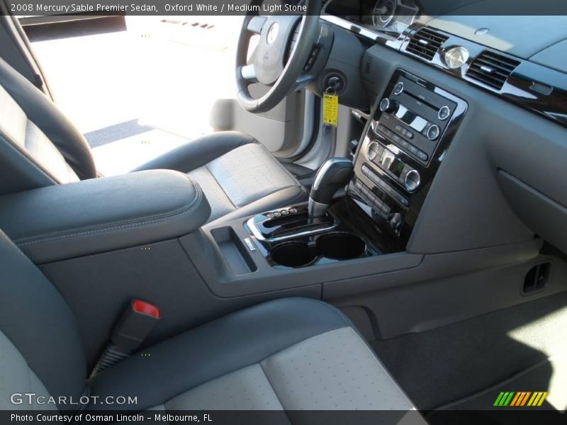 Oxford White / Medium Light Stone 2008 Mercury Sable Premier Sedan