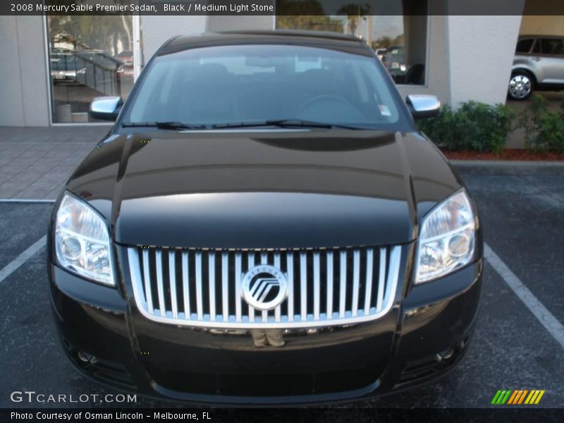 Black / Medium Light Stone 2008 Mercury Sable Premier Sedan