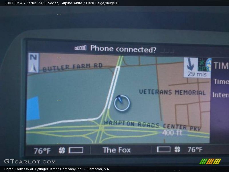 Alpine White / Dark Beige/Beige III 2003 BMW 7 Series 745Li Sedan