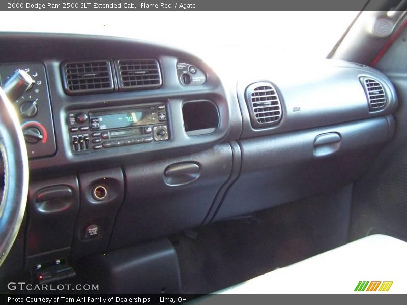 Flame Red / Agate 2000 Dodge Ram 2500 SLT Extended Cab