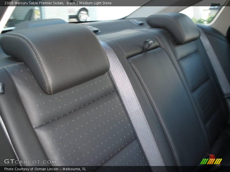 Black / Medium Light Stone 2008 Mercury Sable Premier Sedan