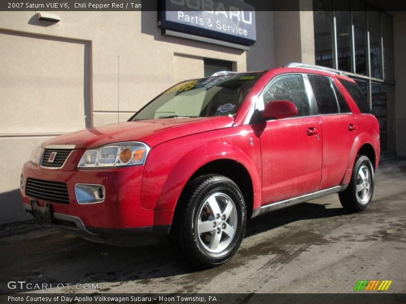 Chili Pepper Red / Tan 2007 Saturn VUE V6