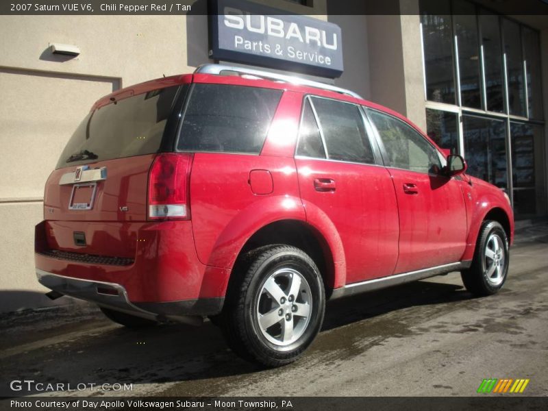 Chili Pepper Red / Tan 2007 Saturn VUE V6