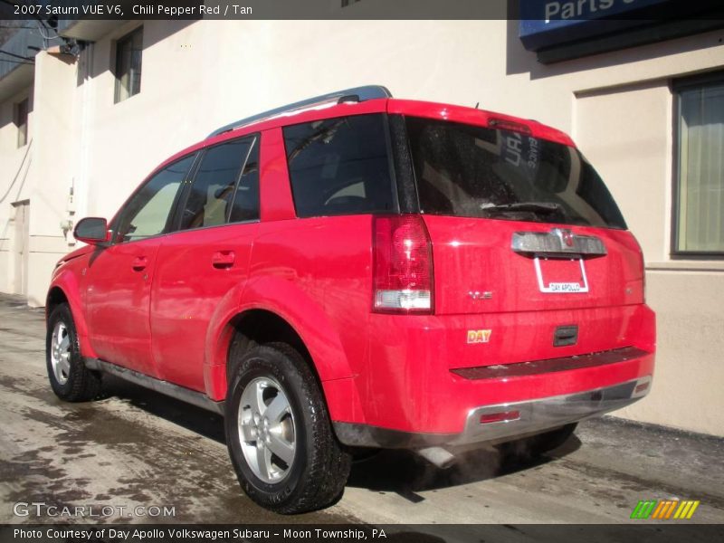 Chili Pepper Red / Tan 2007 Saturn VUE V6