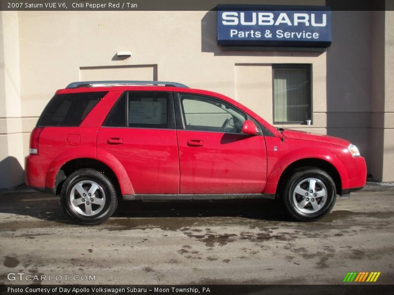 Chili Pepper Red / Tan 2007 Saturn VUE V6