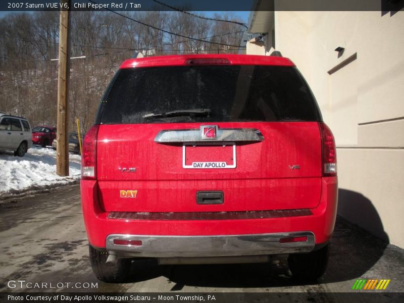 Chili Pepper Red / Tan 2007 Saturn VUE V6