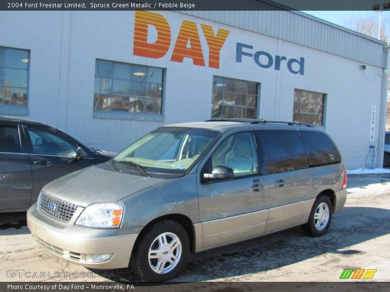 Spruce Green Metallic / Pebble Beige 2004 Ford Freestar Limited