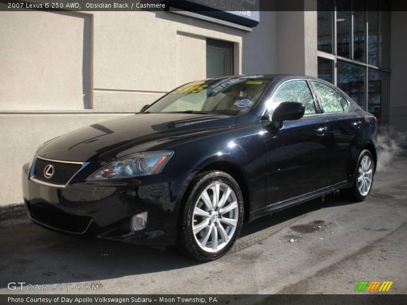 Obsidian Black / Cashmere 2007 Lexus IS 250 AWD