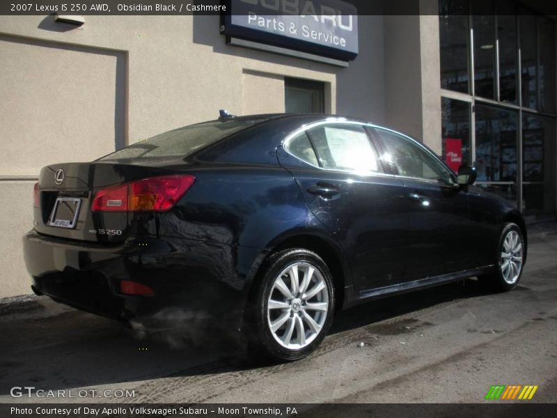 Obsidian Black / Cashmere 2007 Lexus IS 250 AWD