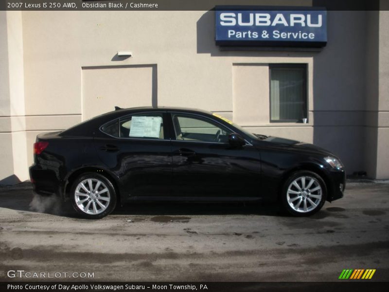 Obsidian Black / Cashmere 2007 Lexus IS 250 AWD