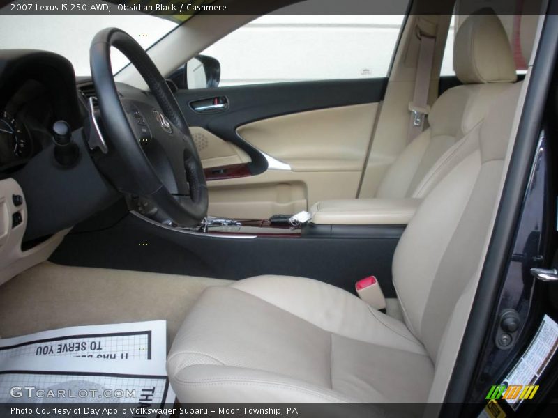Obsidian Black / Cashmere 2007 Lexus IS 250 AWD