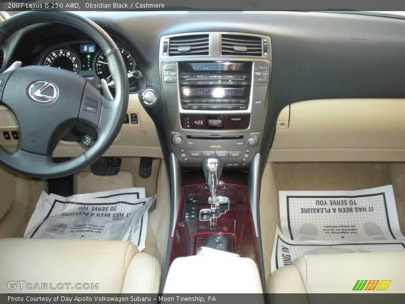 Obsidian Black / Cashmere 2007 Lexus IS 250 AWD