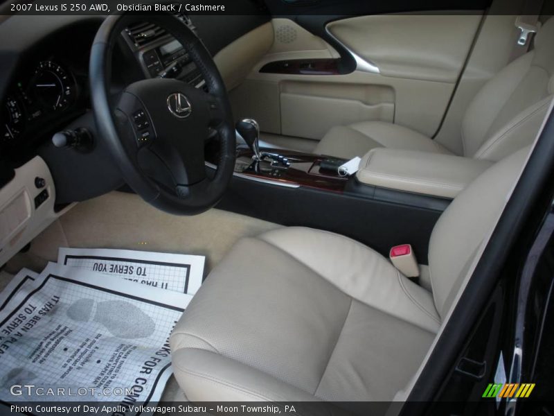 Obsidian Black / Cashmere 2007 Lexus IS 250 AWD
