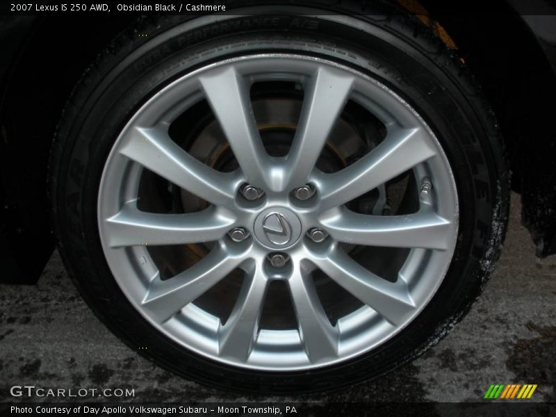 Obsidian Black / Cashmere 2007 Lexus IS 250 AWD