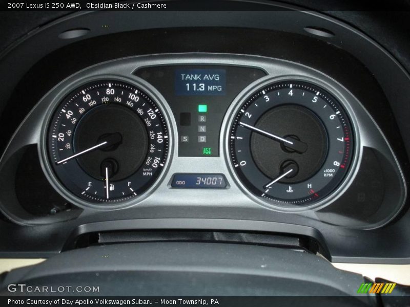 Obsidian Black / Cashmere 2007 Lexus IS 250 AWD
