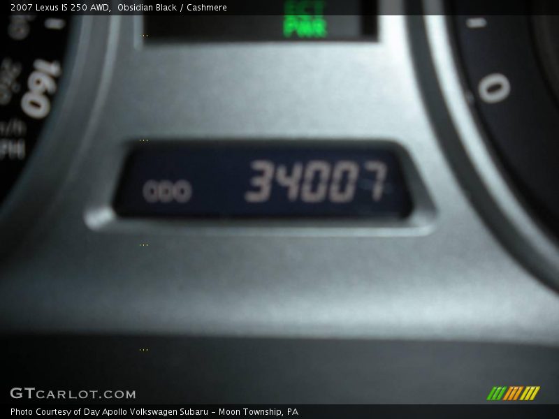 Obsidian Black / Cashmere 2007 Lexus IS 250 AWD