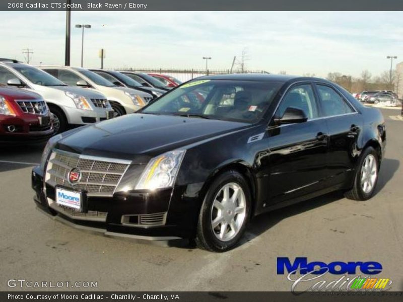 Black Raven / Ebony 2008 Cadillac CTS Sedan