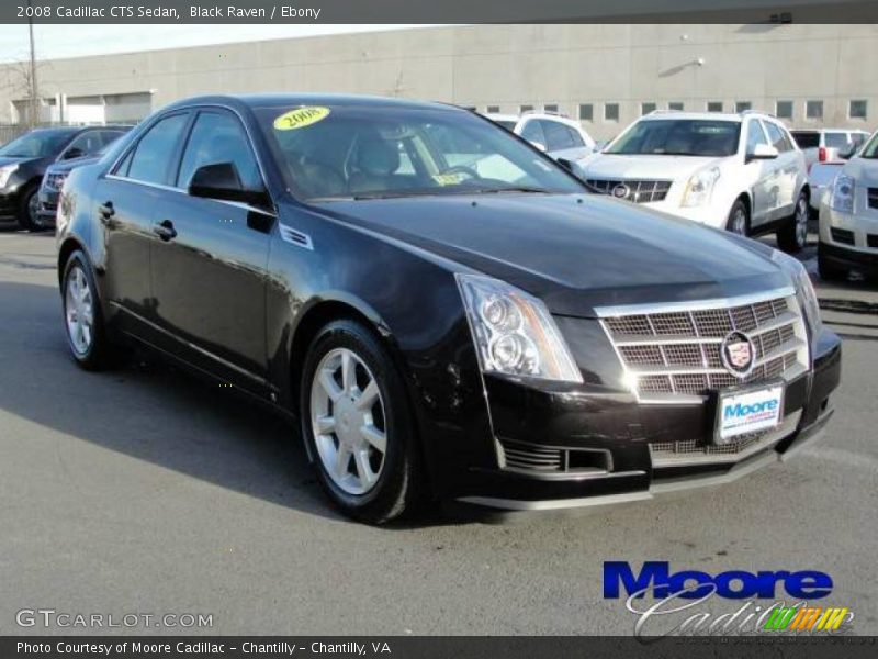 Black Raven / Ebony 2008 Cadillac CTS Sedan